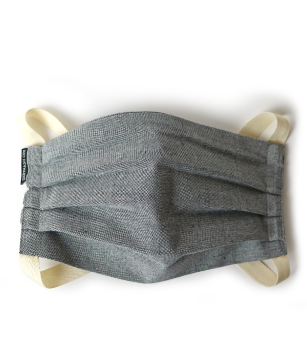 Mundmaske Eco Denim, doppellagig