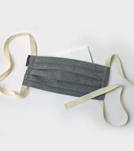 Mundmaske Eco Denim, doppellagig – Bild 5