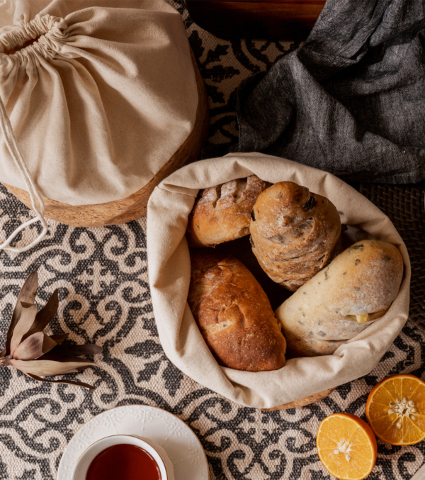 Bread basket, Fruit basket with cord - Image 3