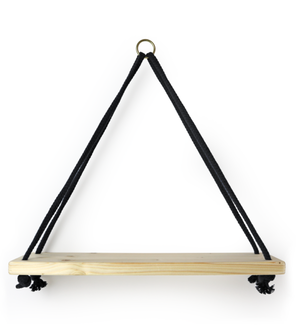 Wall shelf Triangle with Cotton cord