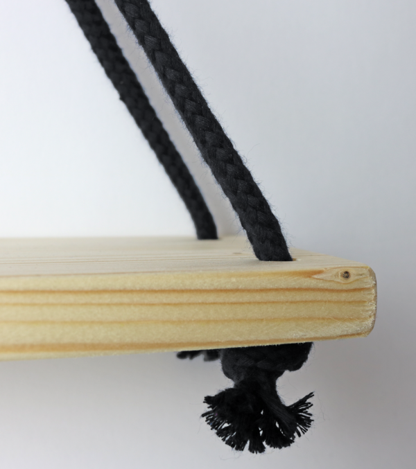 Wall shelf Triangle with Cotton cord - Image 3