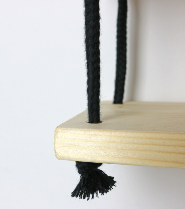 Wall shelf Double with Cotton cord - Image 6
