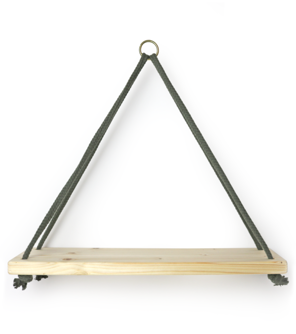 Wall shelf Triangle with Cotton cord - Image 9