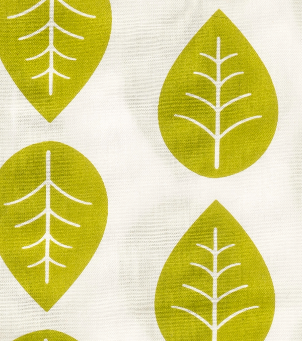 Bowl cover XL, green leaves - Image 5