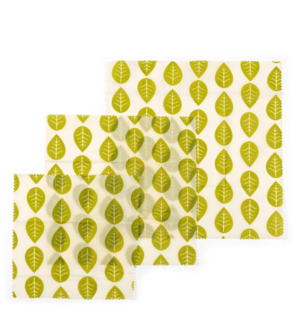 Vegan wax food wraps, set of 3 pcs.