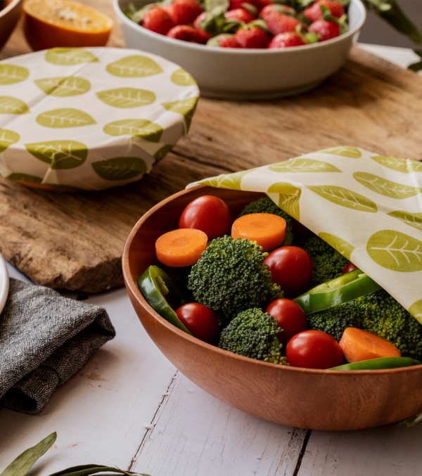 Vegan wax food wraps, set of 3 pcs. - Image 3