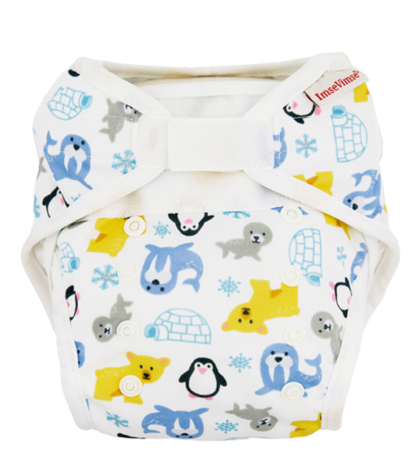 One Size organic Diaper, Snowland - Image 2
