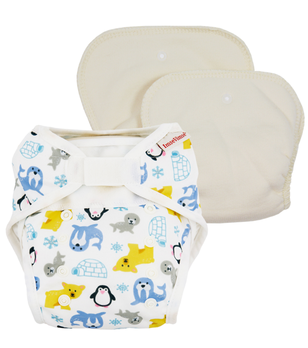 One Size organic Diaper, Snowland