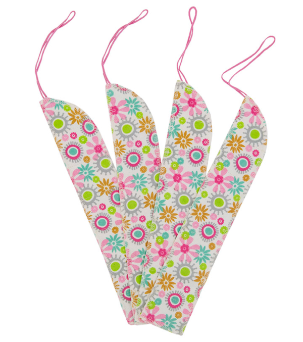 8 pcs. Organic Cotton Tampons, Flowers - Image 5