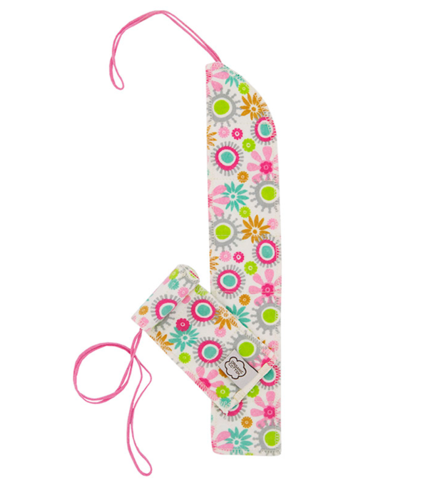 8 pcs. Organic Cotton Tampons, Flowers