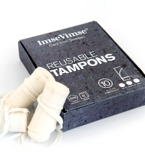 8 pcs. Organic Cotton Tampons, Natural - Image 2