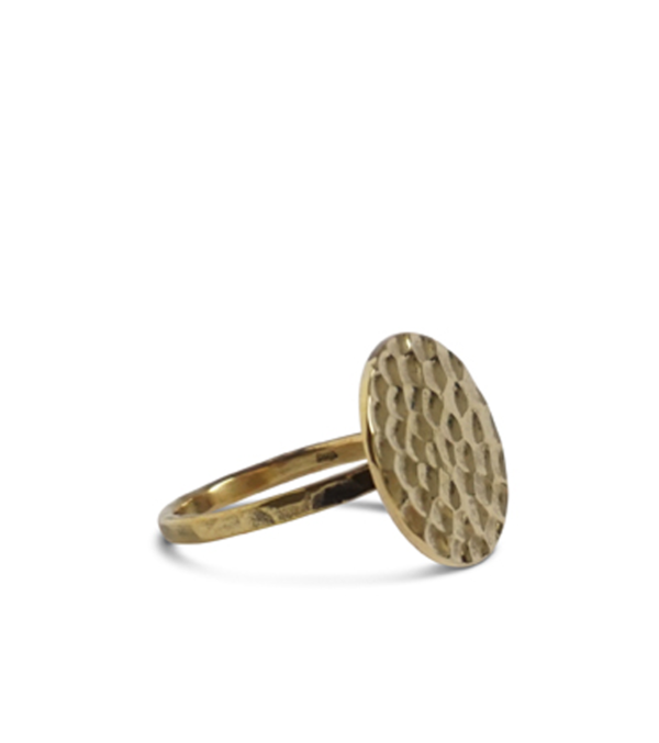 Ring gehämmert