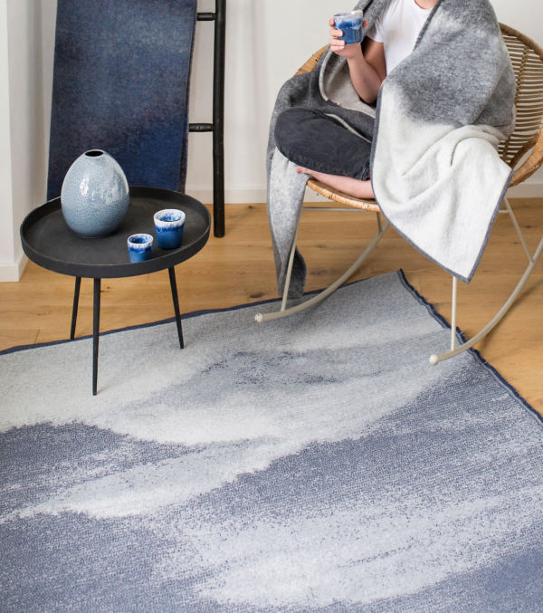 Teppich Berge mit Saum, 150 x 200 cm – Bild 2