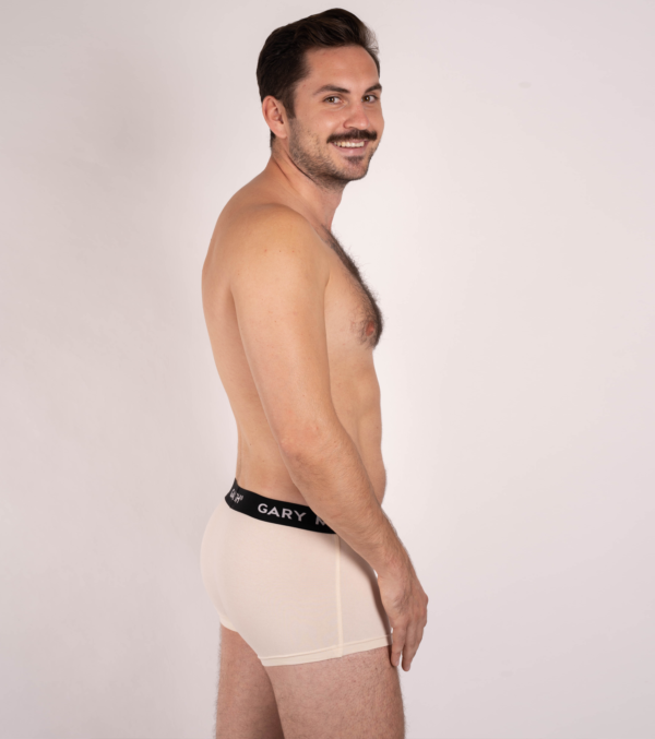 Organic Mens Boxer Briefs ivory - Image 3