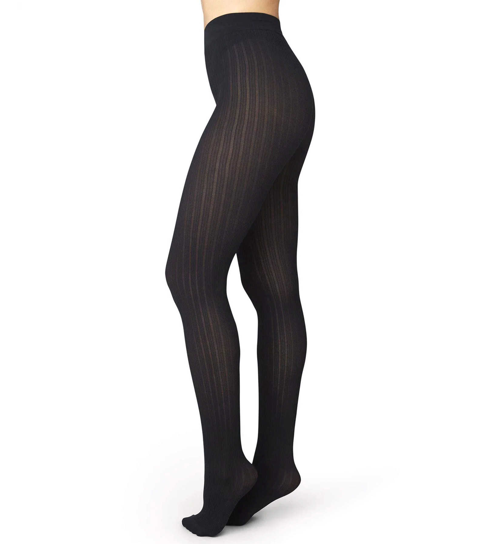 Alma Rib Tights 70 denier, black – GARY MASH