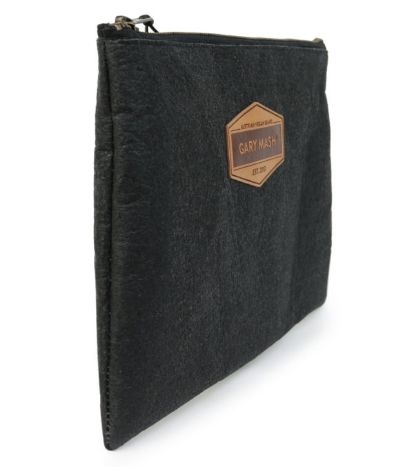 Piñatex® Clutch handbag black - Image 2