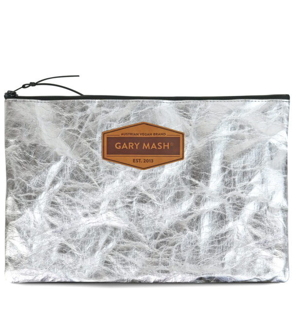 SnapPap Clutch Handbag silver