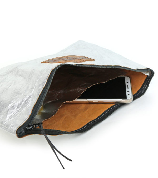 SnapPap Clutch Handbag silver - Image 2