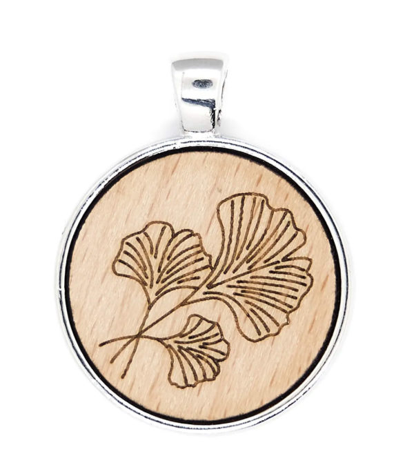 Wooden Pendant with a stainless Steel or Cotton Chain - Image 5