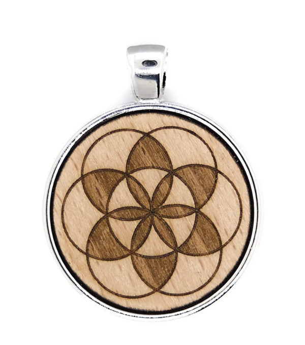Wooden Pendant with a stainless Steel or Cotton Chain - Image 12