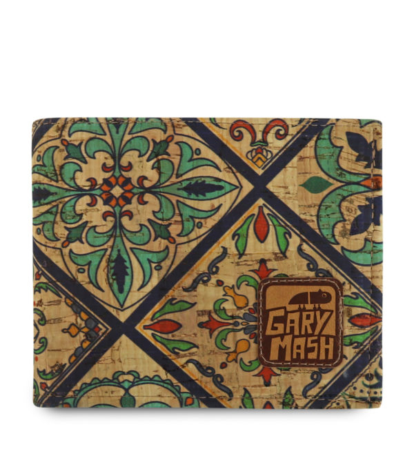 Cork wallet Azulejos