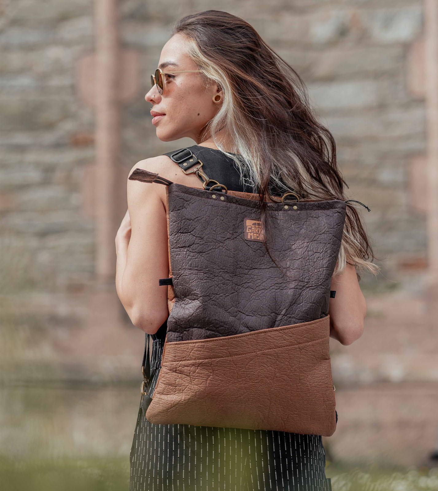 Rachel Allrounder, Piñatex Brown & Cognac – Bild 4