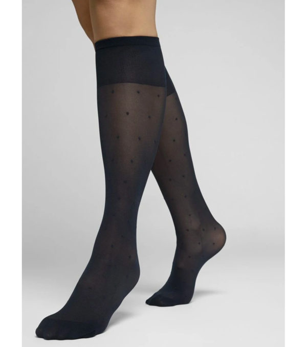Doris Dots Knee-Highs Black - Image 2
