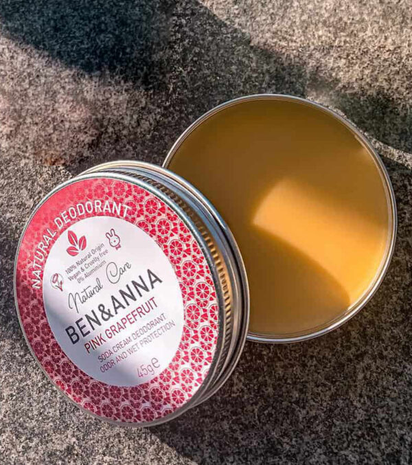 Deodorant Cream Pink Grapefruit, tangy and fresh, 45 g - Image 3