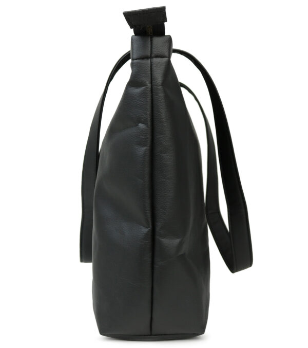 Pineapple Leather Handbag, black - Image 7