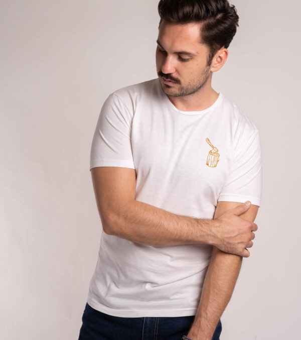 Shirt Baumstamm weiß – Bild 2
