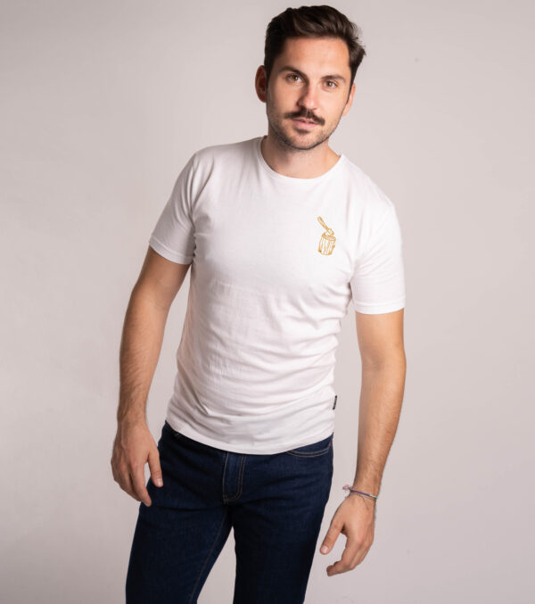 Shirt Baumstamm weiß – Bild 3