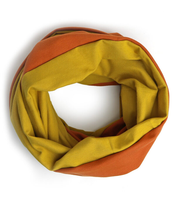 Yellow-orange Loop made of light Sweat