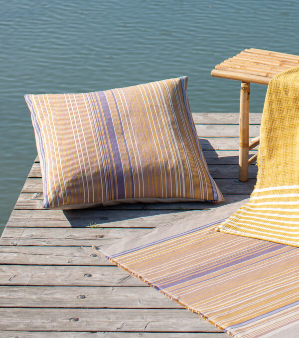 Sitzkissen Multistreifen 70 x 70 cm – Bild 3