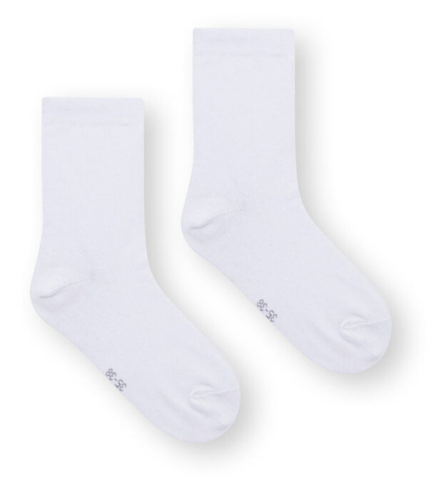 Socken 3er-Pack, Mid Rise weiß – Bild 3