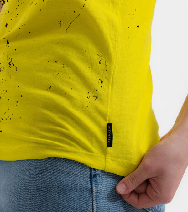 Tanktop Alex yellow-green with Splashes - Image 5