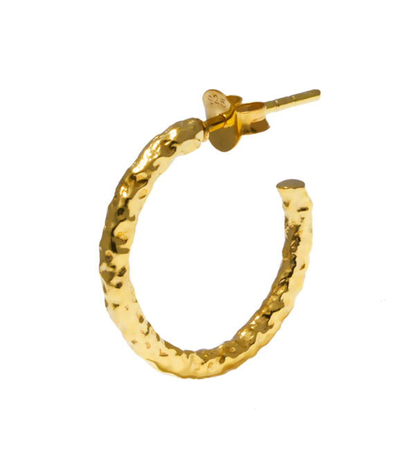 Volcano Creolen 20mm, Gold oder Silber – Bild 3