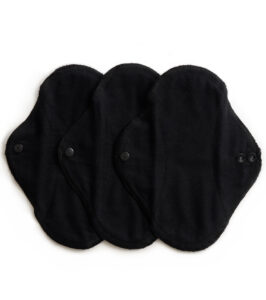 3-pack Cotton Sanitary Pads, Black - Image 5