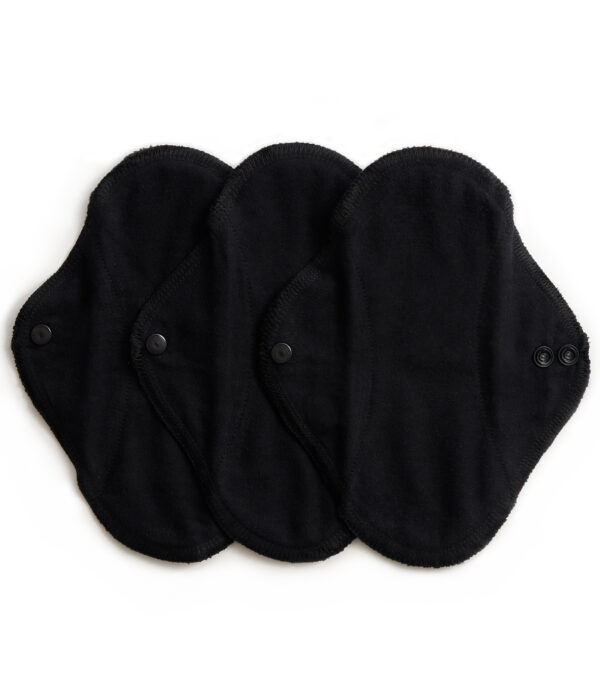 3-pack Cotton Sanitary Pads, Black - Image 5
