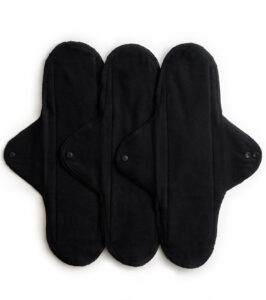 3-pack Cotton Sanitary Pads, Black - Image 4