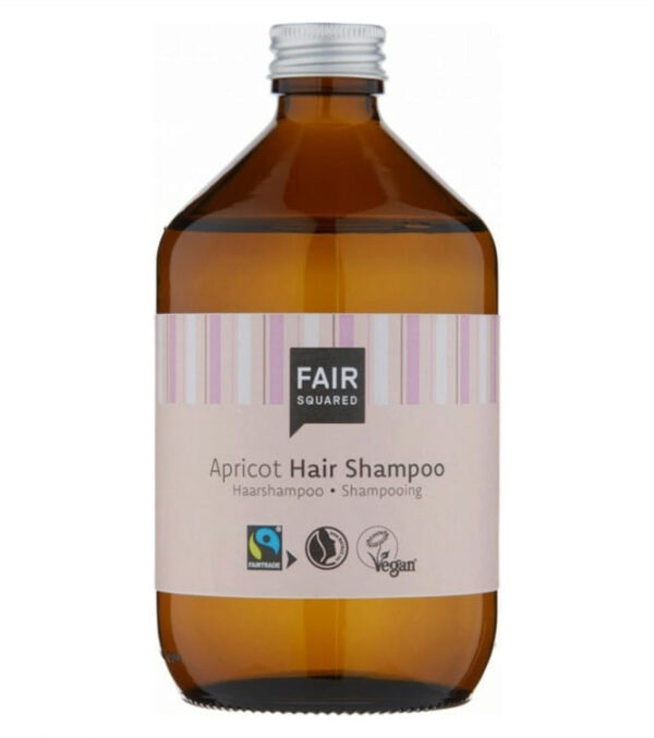 Shampoo Apricot in der Glasflasche, 500 ml
