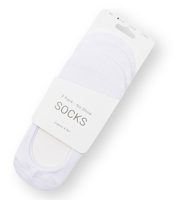 Short Socks 3-pack, white - Image 2