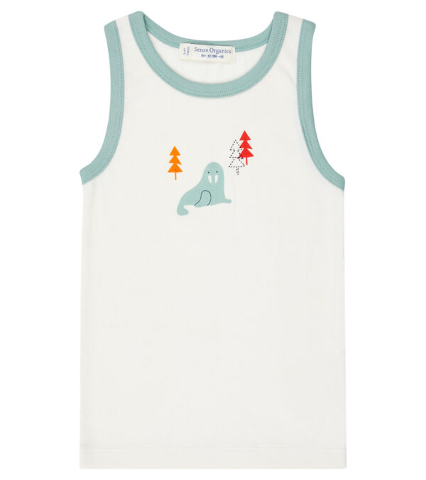 Boys vest with Walrus