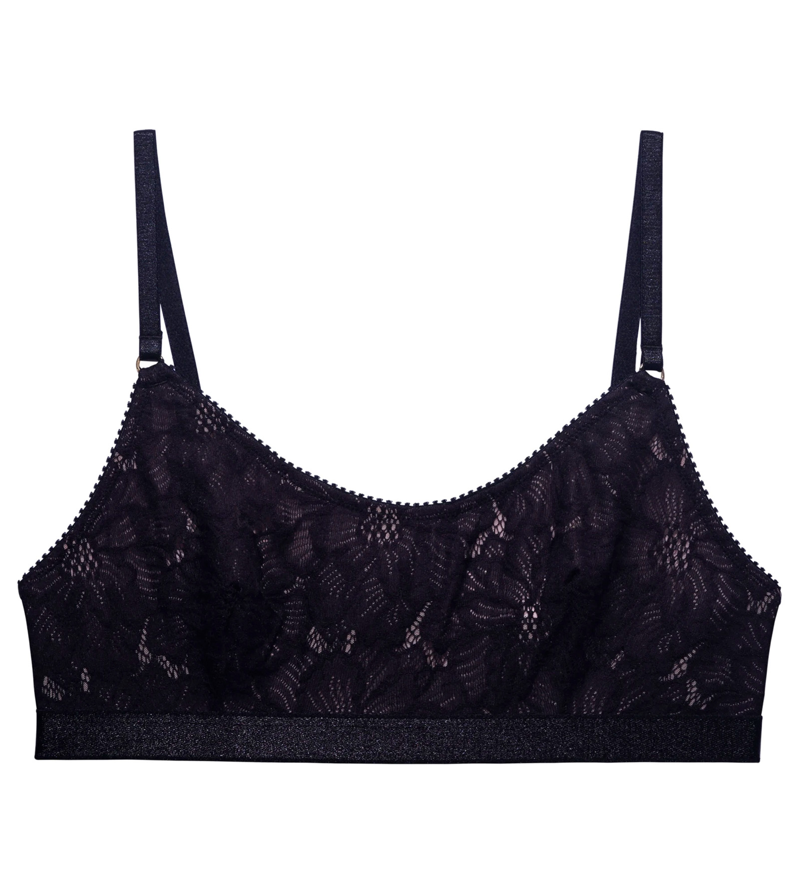 Feline Bandeau Bra black