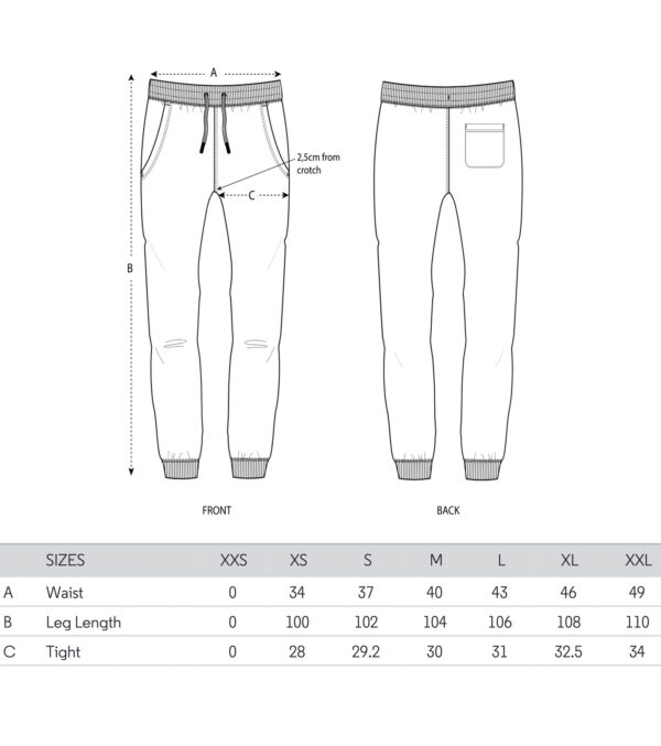 Classic Sweat Pants Navy Blue - Image 6