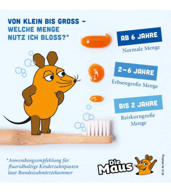 Kids apricot Toothpaste "Mouse", 75 ml - Image 3