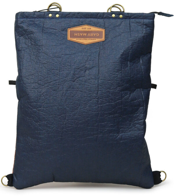 Rachel Allrounder, Piñatex Navy & Cognac - Image 5