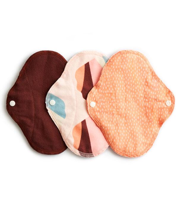 3-pack Cotton Sanitary Pads, Orange Sprinkle - Image 2