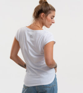 Shirt Asheville Kichererbsen Miniprint weiß – Bild 5