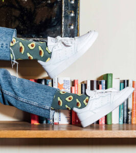 Socken Avocado Field – Bild 3