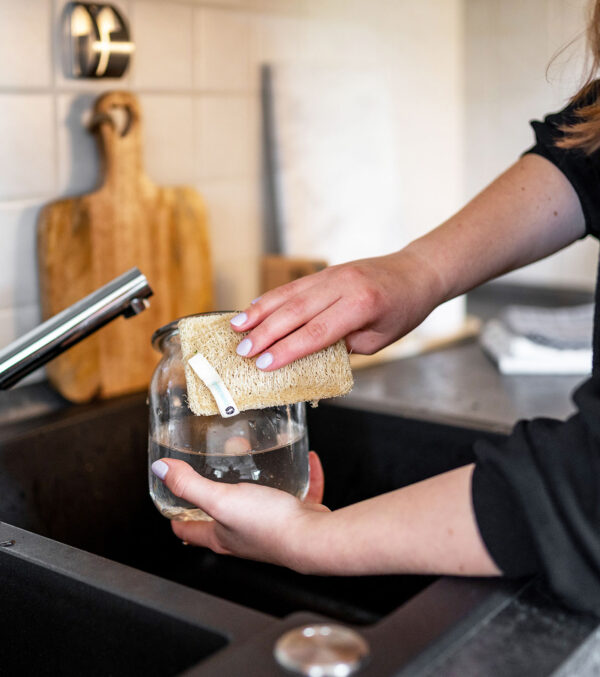Luffa Spülschwämme im 7er-Pack – Bild 2